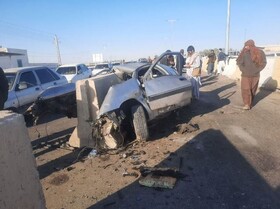 حادثه رانندگی در ایرانشهر ۲ کشته بر جا گذاشت