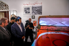 افتتاح نمایشگاه «آقا تختی» با حضور احمد دنیامالی، وزیر ورزش و جوانان