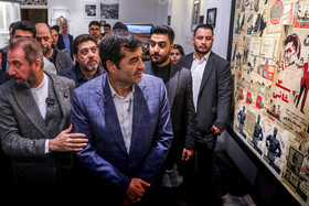 افتتاح نمایشگاه «آقا تختی» با حضور احمد دنیامالی، وزیر ورزش و جوانان