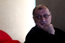 محمود خسروی‌وفا، رییس کمیته ملی المپیک در مراسم افتتاح نمایشگاه «آقا تختی»