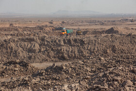 بازدید خبرنگاران از پروژه در حال ساخت فرودگاه بین المللی قم