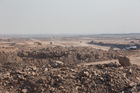 بازدید خبرنگاران از پروژه در حال ساخت فرودگاه بین المللی قم