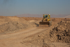 بازدید خبرنگاران از پروژه در حال ساخت فرودگاه بین المللی قم