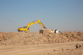 بازدید خبرنگاران از پروژه در حال ساخت فرودگاه بین المللی قم