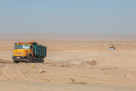 بازدید خبرنگاران از پروژه در حال ساخت فرودگاه بین المللی قم