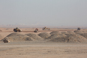 بازدید خبرنگاران از پروژه در حال ساخت فرودگاه بین المللی قم