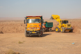 بازدید خبرنگاران از پروژه در حال ساخت فرودگاه بین المللی قم