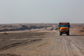 بازدید خبرنگاران از پروژه در حال ساخت فرودگاه بین المللی قم