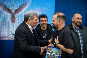  سید جواد حسینی رئیس سازمان بهزیستی کشور در مراسم تجلیل از قهرمانان ورزشی دارای معلولیت در مسابقات جهانی ۲۰۲۵