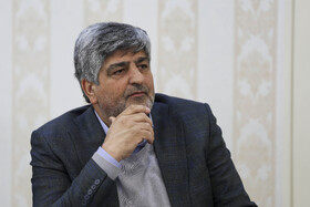 علیرضا حاتمی، رییس جهاد دانشگاهی خراسان رضوی در دومین روز گردهمایی رؤسای واحدهای سازمانی جهاددانشگاهی سراسر کشور - مشهد