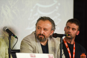 مراد چری «کارگردان فیلم آفرینش یک انسان» درپنجمین روز از جشنواره جهانی فیلم فجر - شیراز