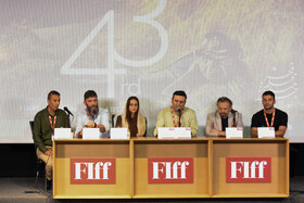 نشست فیلم «آفرینش یک انسان »باکارگردانی «مراد چری» محصول ترکیه درپنجمین روز از جشنواره جهانی فیلم فجر - شیراز