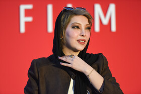 صدف استهبدی «بازیگر» درپنجمین روز از جشنواره جهانی فیلم فجر - شیراز