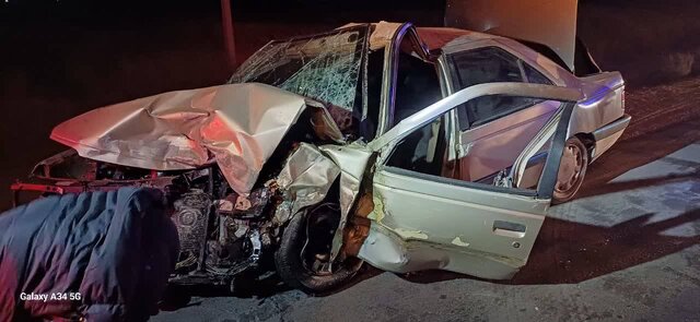 مصدومیت ۱۱ نفر در تصادف زنجیره‌ای در بزرگراه قم - تهران