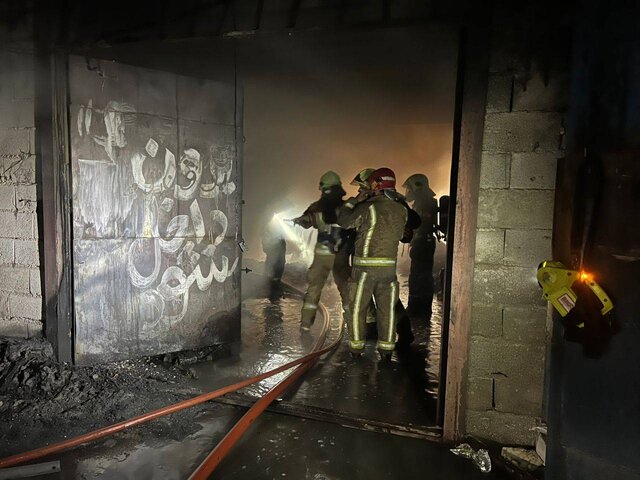 فوت ۹ کارگر در آتش‌سوزی کارگاهی صنعتی در برخوار