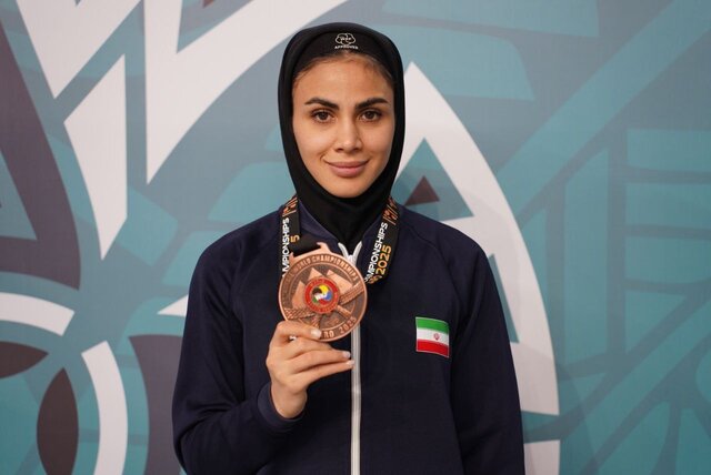 سارا بهمنیار به مدال برنز جهان رسید 