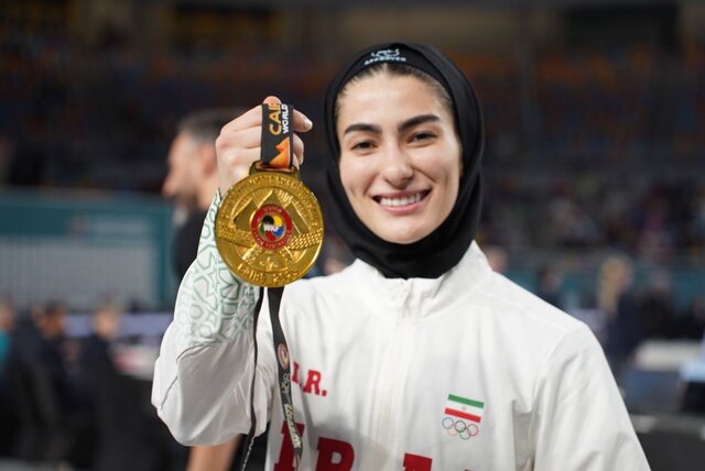 اتفاق تاریخی برای کاراته بانوان ایران/ آتوسا گلشادنژاد قهرمان جهان شد