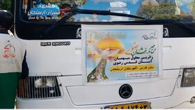 ۴۰ معلول ارسنجانی زائر اولی حرم شمس‌الشموس شدند