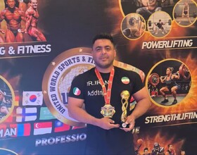 «کمال سیدی» بر سکوی قهرمانی پاورلیفتینگ جهان ایستاد