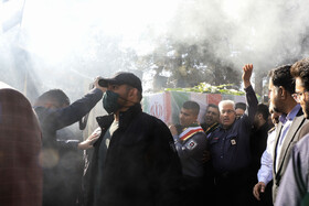 تشییع پیکر مطهر آتش‌نشان فداکار «محسن میرشکار» - کرمان