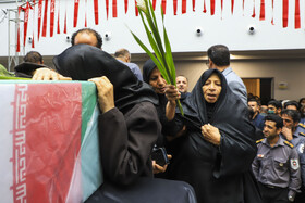 تشییع پیکر مطهر آتش‌نشان فداکار «محسن میرشکار» - کرمان