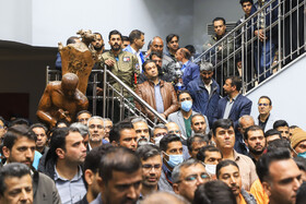 تشییع پیکر مطهر آتش‌نشان فداکار «محسن میرشکار» - کرمان