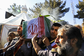 تشییع پیکر مطهر آتش‌نشان فداکار «محسن میرشکار» - کرمان