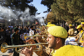 تشییع پیکر مطهر آتش‌نشان فداکار «محسن میرشکار» - کرمان