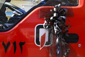 تشییع پیکر مطهر آتش‌نشان فداکار «محسن میرشکار» - کرمان