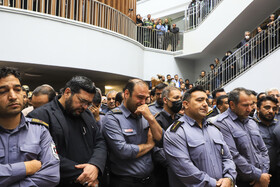 تشییع پیکر مطهر آتش‌نشان فداکار «محسن میرشکار» - کرمان