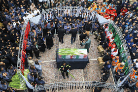 تشییع پیکر مطهر آتش‌نشان فداکار «محسن میرشکار» - کرمان