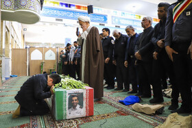 تشییع پیکر مطهر آتش‌نشان فداکار «محسن میرشکار» - کرمان