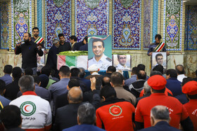 تشییع پیکر مطهر آتش‌نشان فداکار «محسن میرشکار» - کرمان