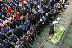 تشییع پیکر مطهر آتش‌نشان فداکار «محسن میرشکار» - کرمان