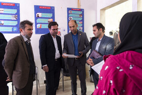 بازدید غلامرضا اسکندریان، رییس جهاددانشگاهی البرز از سیزدهمین نمایشگاه دستاوردهای پژوهش، فناوری و فن‌بازار استان البرز