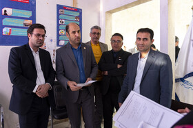 بازدید غلامرضا اسکندریان، رییس جهاددانشگاهی البرز از سیزدهمین نمایشگاه دستاوردهای پژوهش، فناوری و فن‌بازار استان البرز