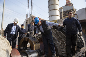 نیروگاه شهیدرجایی قزوین روی ریل تعميرات