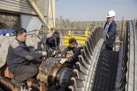 نیروگاه شهیدرجایی قزوین روی ریل تعميرات