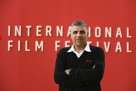 «محمد عسگری» کارگردن فیلم «پل»  در ششمین روز از جشنواره جهانی فبلم فجر - شیراز