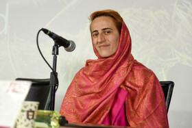 «یوانا میشی» نویسنده و کارگردن فیلم «کاتانه»  از اسلواکی در ششمین روز جشنواره جهانی فیلم فجر - شیراز