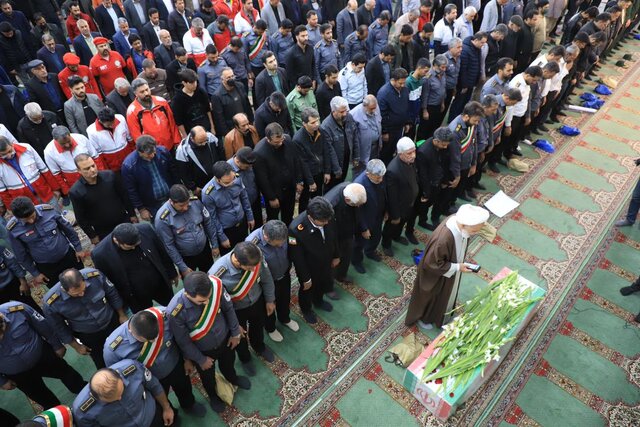 اشکهای کرمان برای محسن میرشکار، آتشنشانی که برای نجات دیگران جان داد