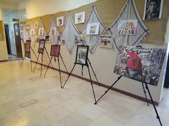 نمایشگاه هنری دانشگاه آزاد جیرفت افتتاح شد