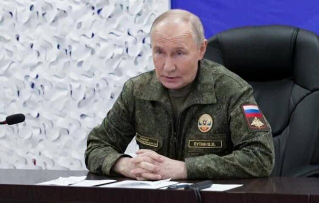 بازدید پوتین از مقر فرماندهی عملیات نظامی ویژه