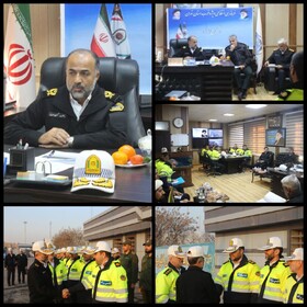 بازدید رئیس پلیس راه فراجا از غرب استان تهران/ تأکید بر آمادگی کامل و به‌روز بودن تجهیزات برای مقابله با هر گونه بحران در جاده‌ها