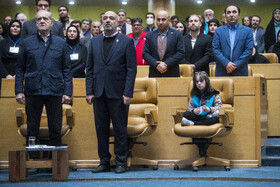 مسعود پزشکیان، رئيس جمهور و احمد میدری، وزیر کار در آیین گرامیداشت روز جهانی افراد دارای معلولیت 