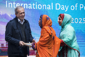 مسعود پزشکیان، رئيس جمهور در آیین گرامیداشت روز جهانی افراد دارای معلولیت 