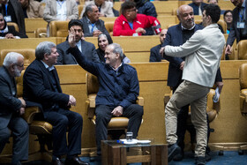 مسعود پزشکیان، رئيس جمهور و احمد میدری، وزیر کار در آیین گرامیداشت روز جهانی افراد دارای معلولیت 