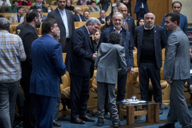 مسعود پزشکیان، رئيس جمهور و احمد میدری، وزیر کار در آیین گرامیداشت روز جهانی افراد دارای معلولیت 