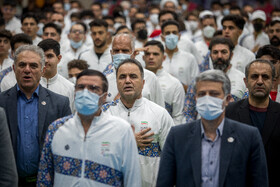 مراسم بدرقه کاروان اعزامی به بازی‌های پاراآسیایی جوانان امارات