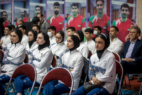 مراسم بدرقه کاروان اعزامی به بازی‌های پاراآسیایی جوانان امارات